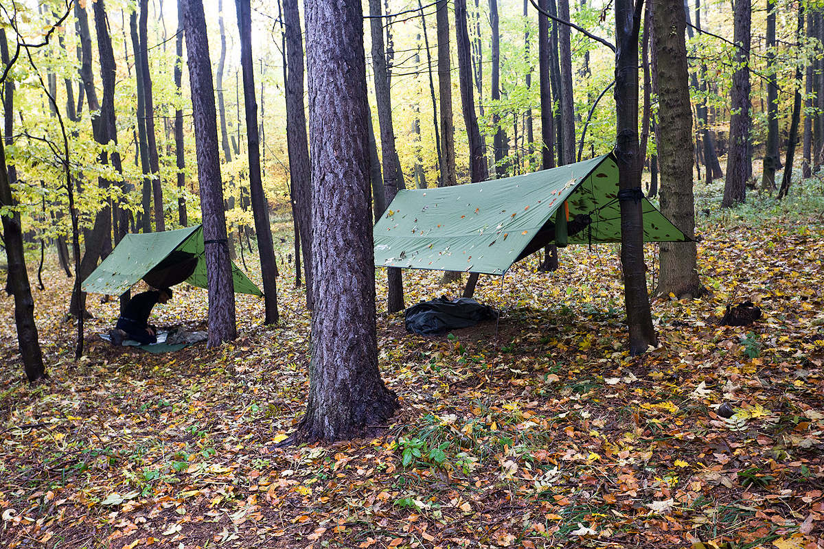 hamaka pod bivakovací plachtou, hamaka DD Hammocks Frontline | natura-nuova.cz