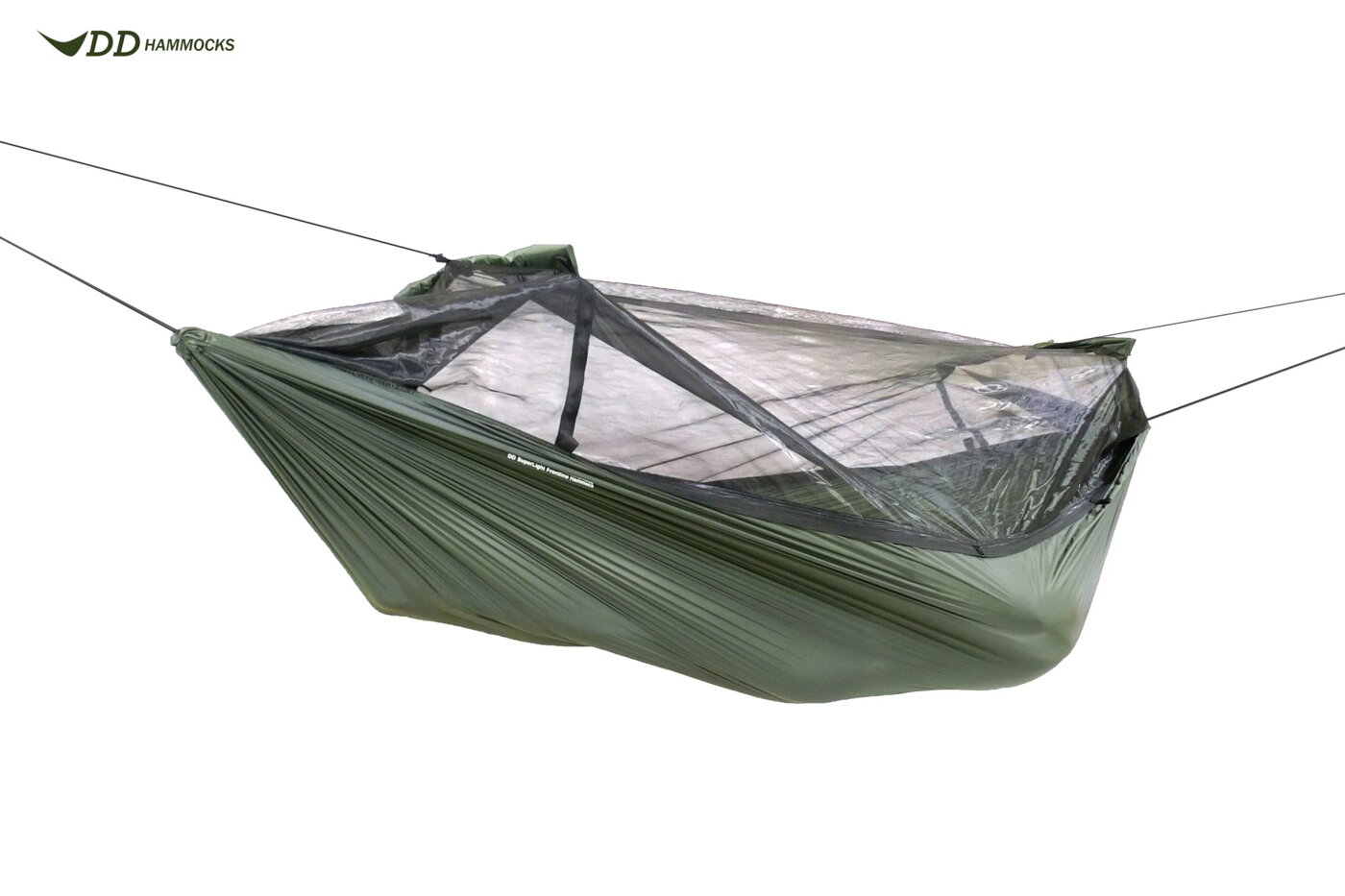 ultra lehká hamaka s moskytiérou, superlehká hamaka, hamaka DD Hammocks Frontline Superlight | natura-nuova.cz