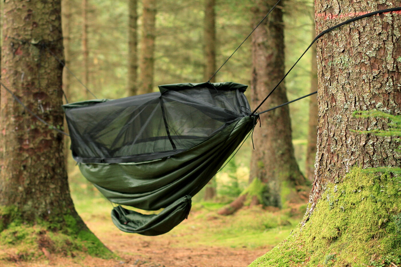 hamaka na uložení věcí, hamaka Gear Sling, hamaka DD Hammocks