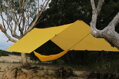 Bivakovací plachta SuperLight, 3x2,9m, 460g, pomerančově oranžová, DD Hammocks