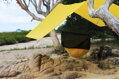 Bivakovací plachta SuperLight, 3x2,9m, 460g, pomerančově oranžová, DD Hammocks