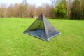 Vnitřní stan-moskytiéra Superlight Pyramid XL mesh Tent, DD Hammocks, 2 Dobrodruzi, oliva zelená