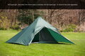 Vnitřní stan Superlight Solo Mesh Tent, DD Hammocks, 1 Dobrodruh, oliva zelená