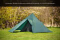 Vnitřní stan Superlight Solo Mesh Tent, DD Hammocks, 1 Dobrodruh, oliva zelená
