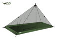 Vnitřní stan Superlight Solo Mesh Tent, DD Hammocks, 1 Dobrodruh, oliva zelená
