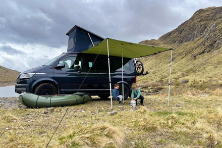 Markýza na auto Campervan Tarp DD Hammocks, oliva zelenná