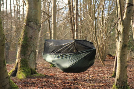 Hamaka Frontline SuperLight, DD Hammocks, oliva zelená