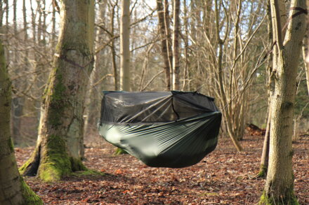 Hamaka Frontline SuperLight, DD Hammocks, oliva zelená