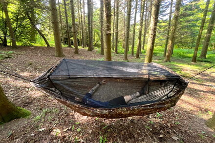 Hamaka Frontline KING SIZE (větší), DD Hammocks, kamufláž Multicam