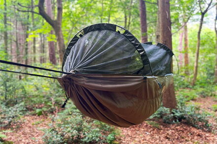 Hamaka Frontline XL, kojot hnědý, DD Hammocks