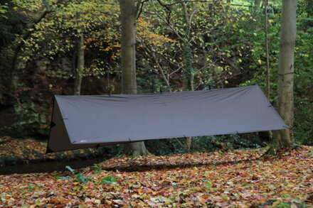 Bivakovací plachta DD Hammocks, XL- 4,5x3m, Kojot hnědý